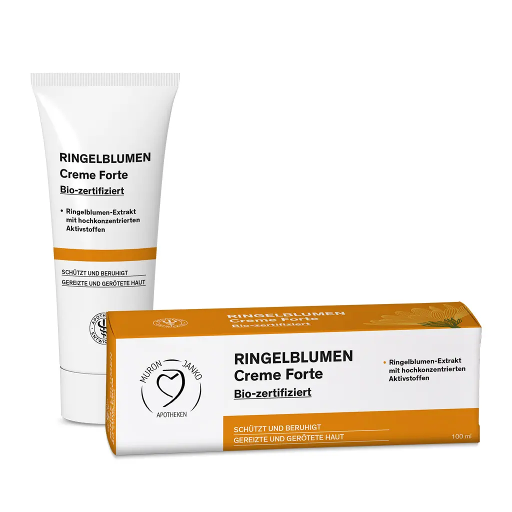 Ringelblumencreme von Muron und Janko in der Vital-Apotheke Kaufbeuren